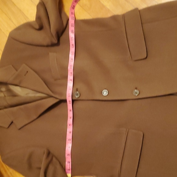 NWOT Progress 1878 wool and cashmere brown suit jacket. Size 40S. Turkey. - Picture 8 of 12